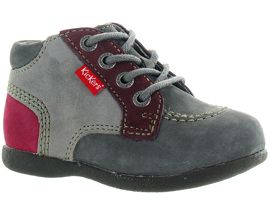 NEAT FEET 215445 BABYSTAN F:Cuir/Gris/