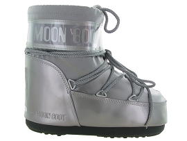 apres ski bottes fourrees femme Moon boot mb low glance argent