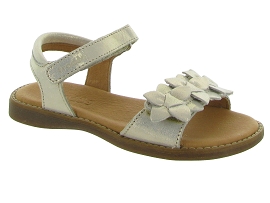 BD1455 VAR2271 SAND LORE FLOWER:Cuir laminé/Or/