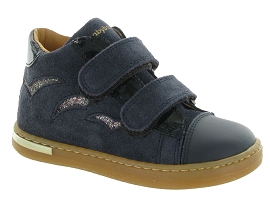 BABYBOTTE ANVOLE VELCRO<br>Nubuck Bleu 