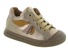 BABYBOTTE ASCOLANA<br>Cuir laminé Beige Or