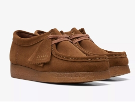 CLARKS WALLABEE<br>Marron