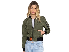 BOMBERS ORIGINAL BOMBER FEMME<br>Kaki