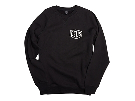 DEUS PULL BIARRITZ ADDRESS CREW<br>Noir