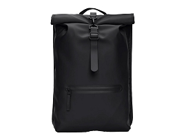 RAINS ROLLTOP RUCKSACK<br>Noir