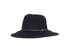 BARBOUR CHAPEAU TACK FEDORA<br>Noir