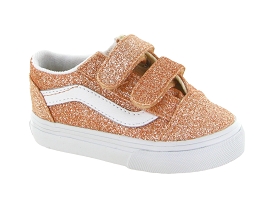 VANS OLD SKOOL V GLITTER<br>Orange