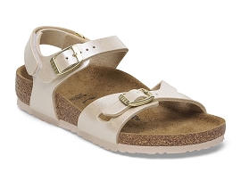 BIRKENSTOCK RIO AS KIDS<br>Argent