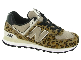 NEW BALANCE 574 W574PN Fourrure synthétiqueLéopard