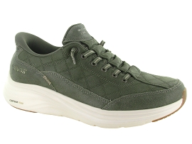 SKECHERS FOOTWEAR 150507 CONTOUR SLIPINS<br>Kaki
