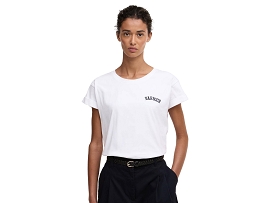 BARBOUR T SHIRT BEDE<br>Blanc