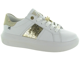 TRAIN 89 MILKSHAKE NAVY W1202 BASKET:Cuir/Blanc/