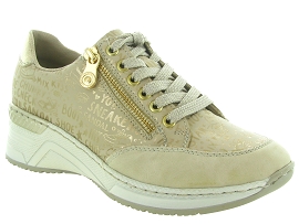 CALDRONE SUEDE N4316 BASKET:Synthetique/Beige/