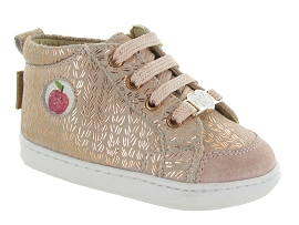 SHOO POM BOUBA BABE<br>Cuir laminé Rose 