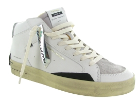 CRIME LONDON BASKET SK8 DELUXE MID 14151<br>Blanc