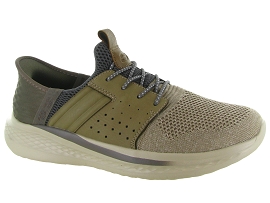 SKECHERS FOOTWEAR 210811 BASKET SLADE OCON SLIP INS<br>Taupe