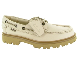 CLARKS CLEYHILL BOAT<br>Crème