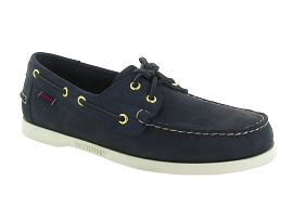 SEBAGO DOCKSIDES PORTLAND NUBUCK<br>Bleu Marine