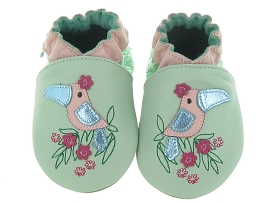 Chaussons Robeez TROPICAL TOUCAN Blanc