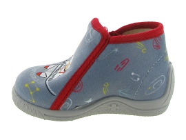 Achat chaussures Bellamy Enfant Chausson Pantoufle, vente Bellamy VONVON  Avion gris - Chausson enfant - Bride velcro