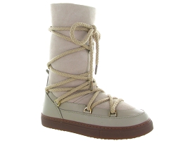 INUIKII CLASSIC HIGH LACED<br>Beige