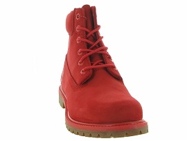 bottines et boots femme Timberland a2r6b premium 6 inch boot rouge