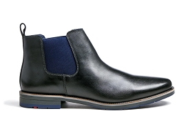 LLOYD LAWRENCE<br>Cuir Noir 