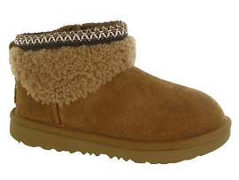 UGG AUSTRALIA CLASSIC ULTRA MINI MAXI CURLY<br>Nubuck Chestnut 