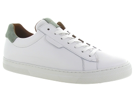 HERITAGE COURT SPARK CLAY:Cuir/Blanc/