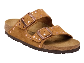 BIRKENSTOCK ARIZONA RIVET BORDER<br>Marron
