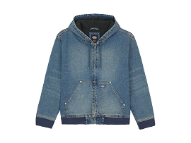 DICKIES BLOUSON HILHAM<br>Bleu jean