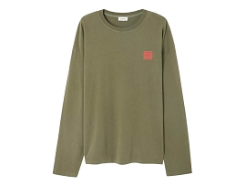 AMERICAN VINTAGE TSHIRT COL ROND<br>Kaki