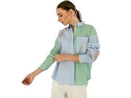 FREEMAN T.PORTER CHEMISE CHOLINA<br>Multicolor