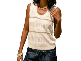 FREEMAN T.PORTER TSHIRT DULCIA<br>Crème