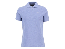 BARBOUR TARTAN PIQUE POLO SHIRT<br>Violet