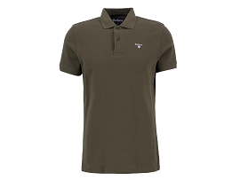 BARBOUR TARTAN PIQUE POLO SHIRT<br>Vert