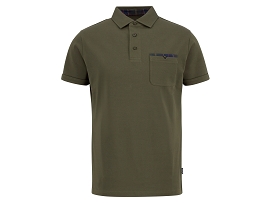 BARBOUR CORPATCH TAILORED POLO SHIRT<br>Vert