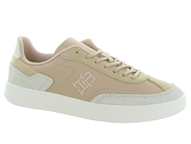 TOMMY HILFIGER TH HERITAGE COURT SNEAKER LTHRE NUDE<br>Beige