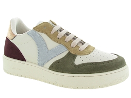 MASTERS COURT WHITE NAVY MADRID:Cuir/Vert/