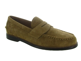 RALPH LAUREN ALSTON PENNY LOAFER<br>Nubuck Camel 