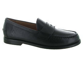 RALPH LAUREN ALSTON PENNY LOAFER<br>Cuir Noir 