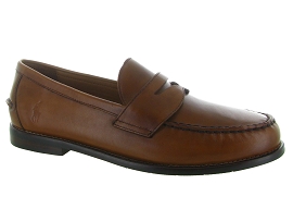 RALPH LAUREN ALSTON PENNY LOAFER<br>Marron