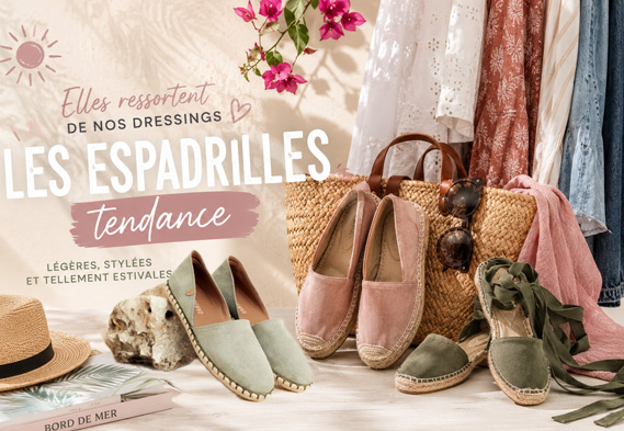espadrilles femme : nouveautés