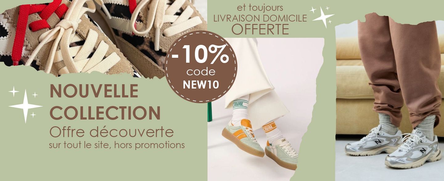 Livraison à domicile OFFERTE-Code NEW10 