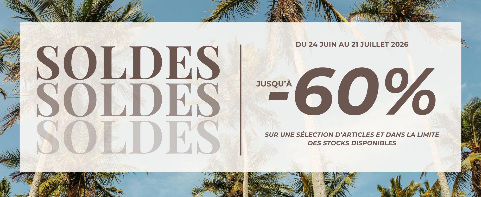 Soldes été 2026
