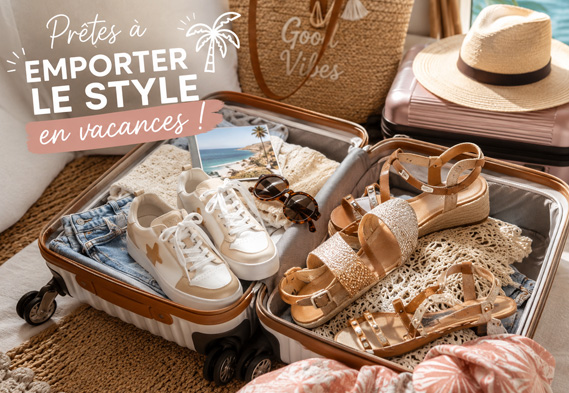 chaussures à emporter en vacances