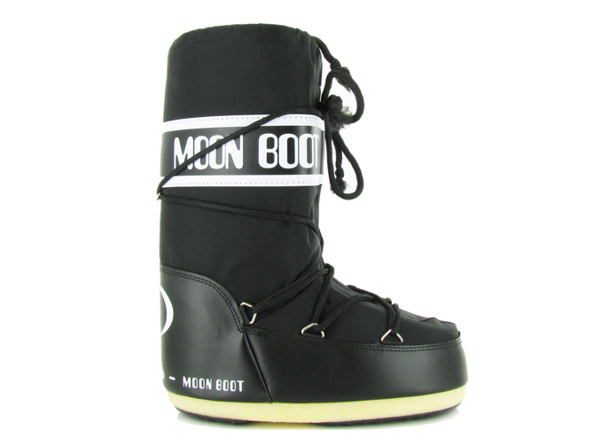 apres ski bottes fourrees femme Moon boot moon boot nylon adulte noir