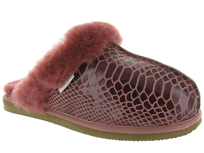 chaussons et pantoufles - Mules Sabots - femme - Nubuck - Rose - Shepherd of sweden ab