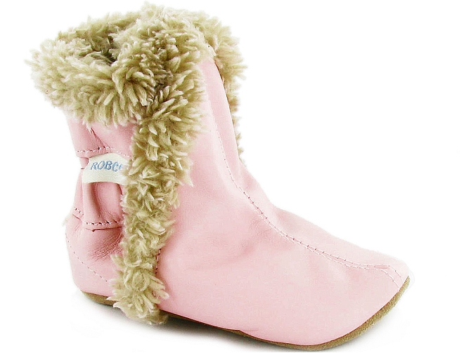 chaussons et pantoufles -  - bebe fille -  - Rose - Robeez