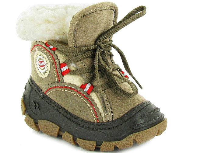 Panda Garcon Taupe Apres Ski Bottes Fourrees Bebe Garcon Olang Chaussures Online